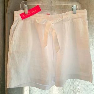 LILLY PULITZER WHITE SHORTS